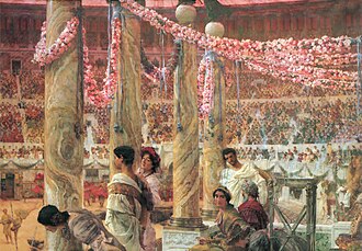 Caracalla and Geta, Lawrence Alma-Tadema (1907)
