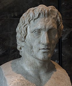 Roman copy of the Alexander portrait by Lysippos