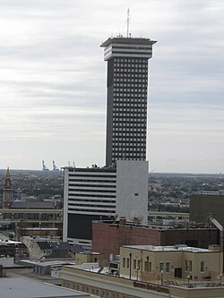 View from the Hilton New Orleans skydeck in 2008