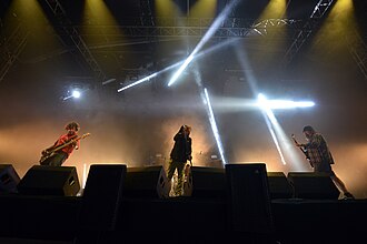 The band at Hellfest 2018