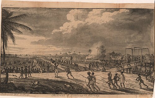 Illustration of the Demerara rebellion of 1823