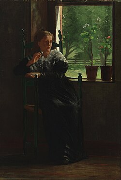 Winslow Homer, At the Window, 1872[26]