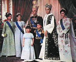 The coronation of Mohammad Reza Pahlavi, the last Iranian coronation, held in 1967