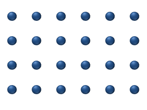 Diffusion in the monolayer: oscillations near temporary equilibrium positions and jumps to the nearest free places.