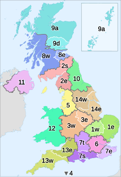 ITV News and STV News regions and sub-regions since 2013