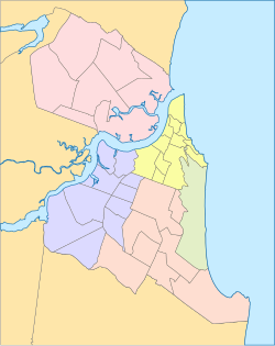 Map of Natal neighborhoods North Zone South Zone West Zone East Zone