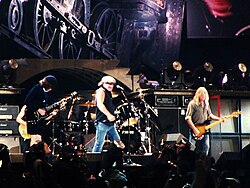 AC/DC in 2009, during their Black Ice World Tour