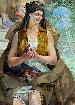 Polonia, a celebrated painting by Jacek Malczewski from 1918, the year of Poland's independence.