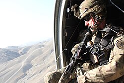 US Army soldier in Nangarhar Province, 2015