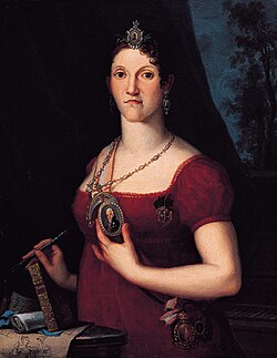 The coronation of Carlota Joaquina de Borbón was briefly considered an alternative to the Revolution