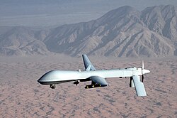 A Predator drone, a weapon used in targeted killings