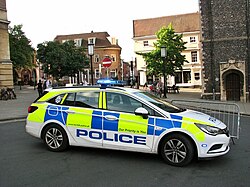 Norfolk Police car pictured in 2019
