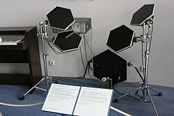 Neil Peart began incorporating Simmons Electronic Drums, beginning with Grace Under Pressure (1984).