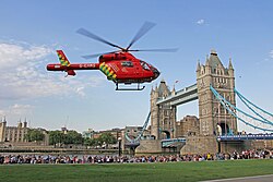 The London Air Ambulance in action