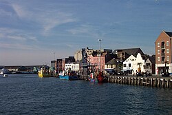 Poole Quay was the busy centre of the town's maritime trade.
