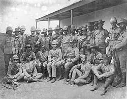 British and Australian officers in South Africa, c. 1900