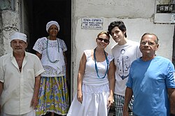 A group of Umbandistas in Rio de Janeiro