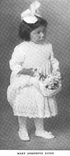 Daggett grandchild Mary Jo Estep (1909 or 1910 – 1992), age 5 in 1916