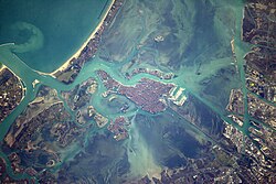 Venice viewed from the International Space Station