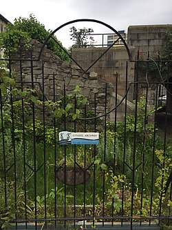 Citadel Archway built by Cromwell soldiers in 1656 in Leith, Edinburgh