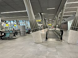 Last waiting gates at International Terminal