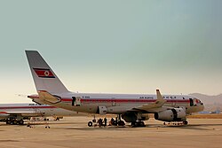 Tupolev Tu-204 of Air Koryo at Sunan International Airport