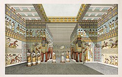 Austen Henry Layard's illustration "The Monuments of Nineveh", 1849