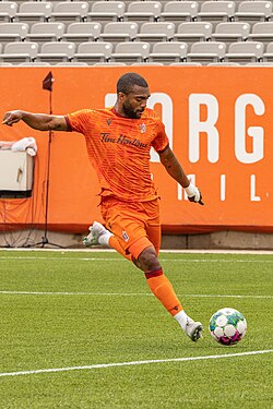 Ashtone Morgan is Toronto FC's first homegrown player to appear in over 100 games.