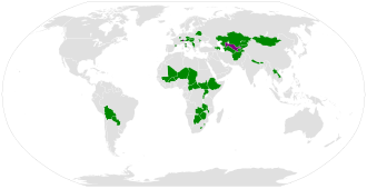 Two doubly landlocked countries[a] 42 singly landlocked countries
