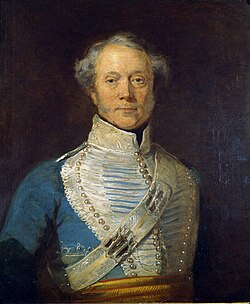 c. 1845 portrait of a 7th Madras Light Cavalry major