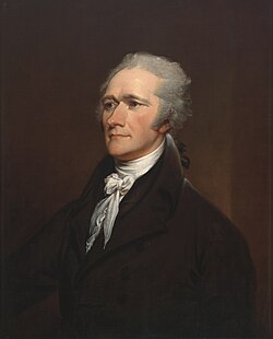 Alexander Hamilton, credited as Father of the National System