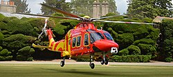Essex & Herts Air Ambulance landing