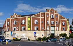 Ecotricity building in Rowcroft, Stroud, one of its three bases in the town