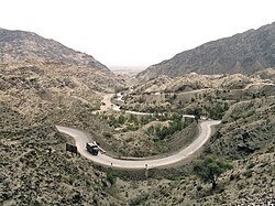 Peshawar sits at the eastern end of the Khyber Pass, which has been used as a trade route since the Kushan era approximately 2,000 years ago.