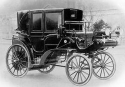 The 1897 Daimler Victoria was the first motorized-powered taxicab.