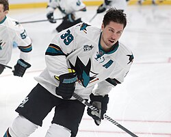 Logan Couture led the Sharks in scoring during their run to the 2016 Stanley Cup Final.[123]