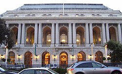 War Memorial Opera House, part of the S.F. War Memorial & Performing Arts Center, one of the largest performing arts centers in the U.S.