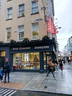 Irish Examiner premises on Oliver Plunkett Street