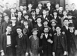 First freshman class at North Carolina College of Agriculture and Mechanic Arts in 1889