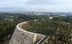 The succulent garden at the Getty Center