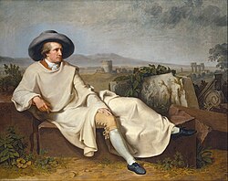 Johann Wolfgang von Goethe described the philistine personality. (Goethe in the Roman Campagna, 1786, by J. H. W. Tischbein)