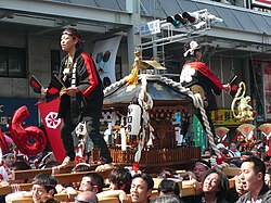 A float in the Dōsan Festival