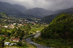 A cooler climate is common in the Panamanian highlands.