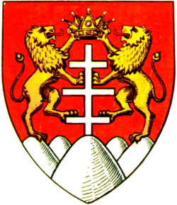 Coat of arms of interwar Suceava county in the Kingdom of Romania