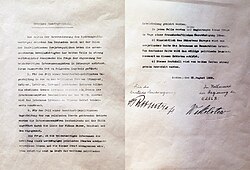 According to the 1939 Molotov–Ribbentrop Pact, "the Baltic states (Finland, Estonia, Latvia, Lithuania)" were divided into German and Soviet "spheres of influence" (German copy).