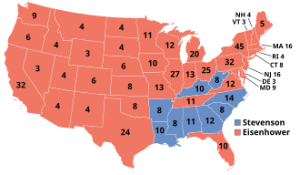 1952 electoral vote results