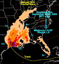 Hurricane Rita Rainfall
