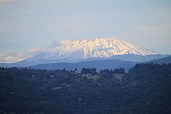 Mount St. Helens in Skamania County, Washington, U.S. in 2020