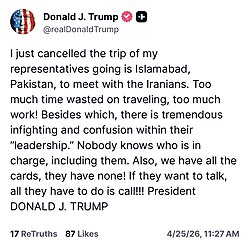 Trump's cancellation of further negotiations with Iran about the 2026 Strait of Hormuz crisis is cited as an instance of "NACHO"