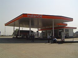 An IndianOil filling station near Dera Bassi in Punjab, India